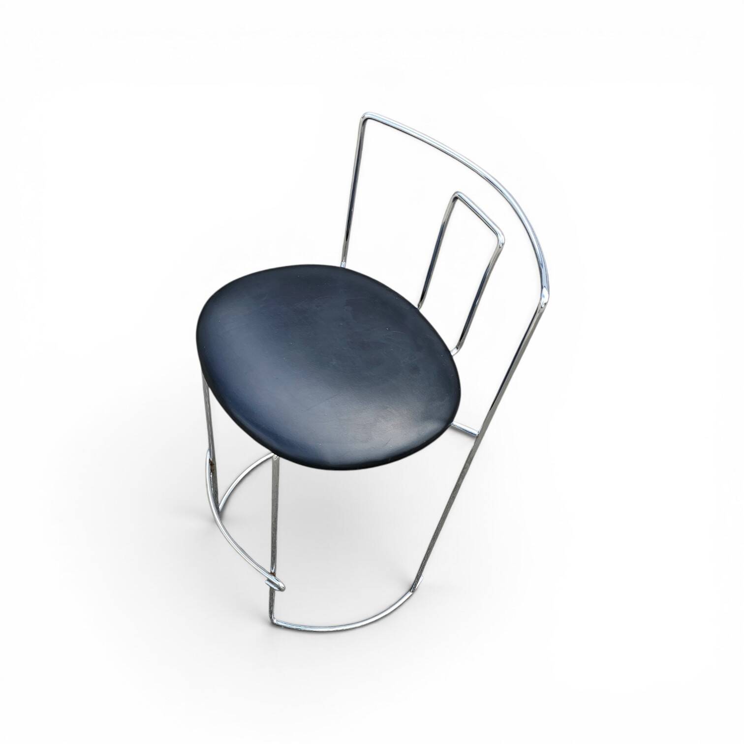 2 x Gaja stool by Kazuhide Takahama for Simon Gavina / black leather