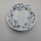 10 soup plates old porcelain royal factory of Limoges