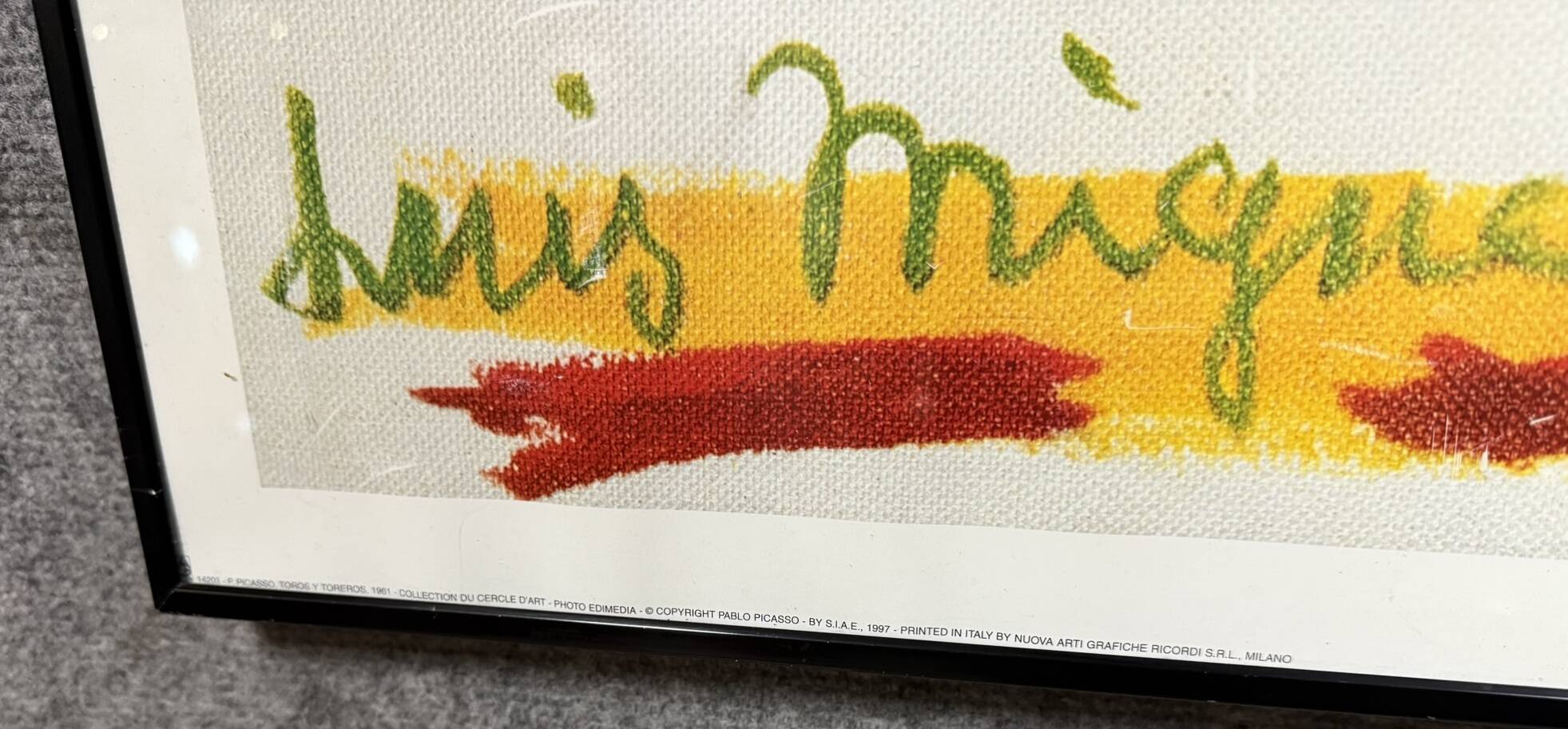 lithographed poster for a book of drawings