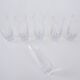 Set of six glasses, Italian design, 1960s, made in Italy