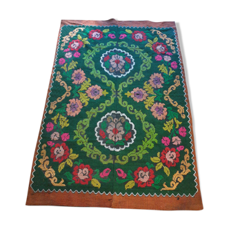 Tapis floral bohème