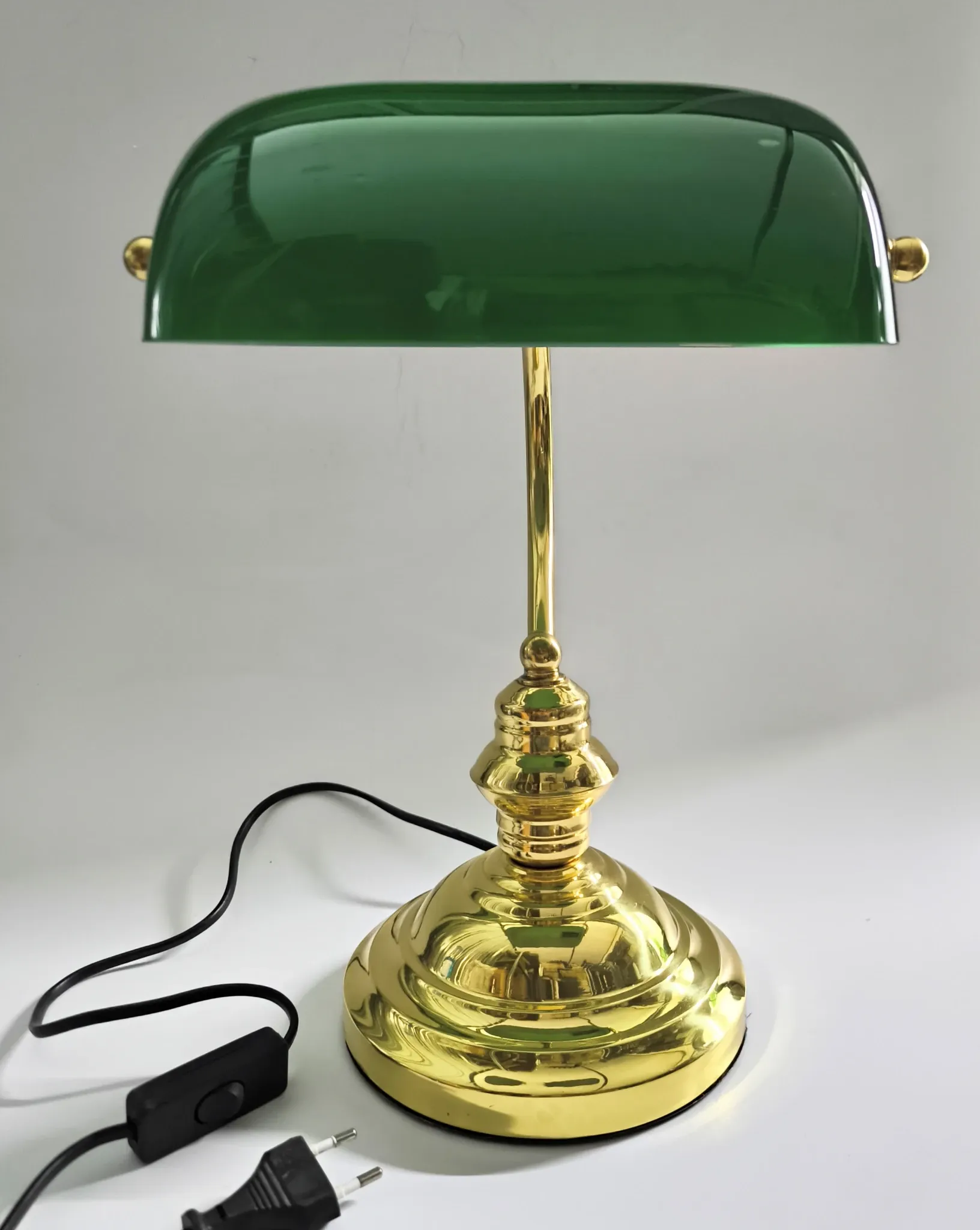 Lampe de banquier du XXe siècle