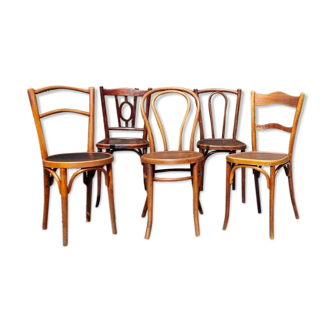 5 chairs bistro Baumann and Horgen years 20/30