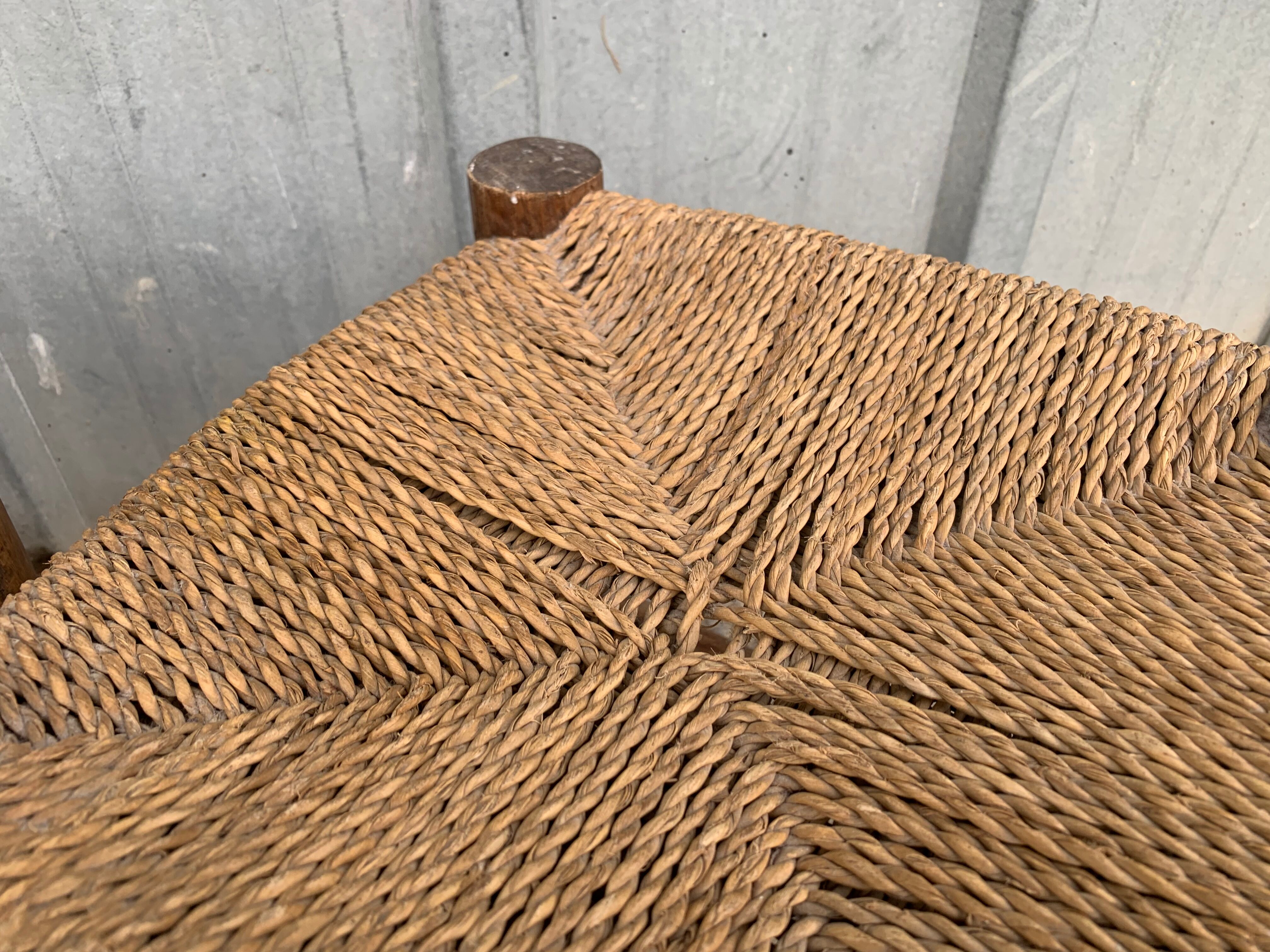 Set of 2 antique stools