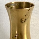 Vase ancien laiton doré