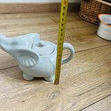 Grey lipton elephant teapot