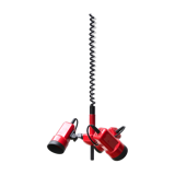 Suspension rises and falls red 3 spots, 80s