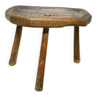 Brutalist style tripod stool