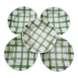 Ensemble de 5 assiettes creuses Orchies Moulins des Loups