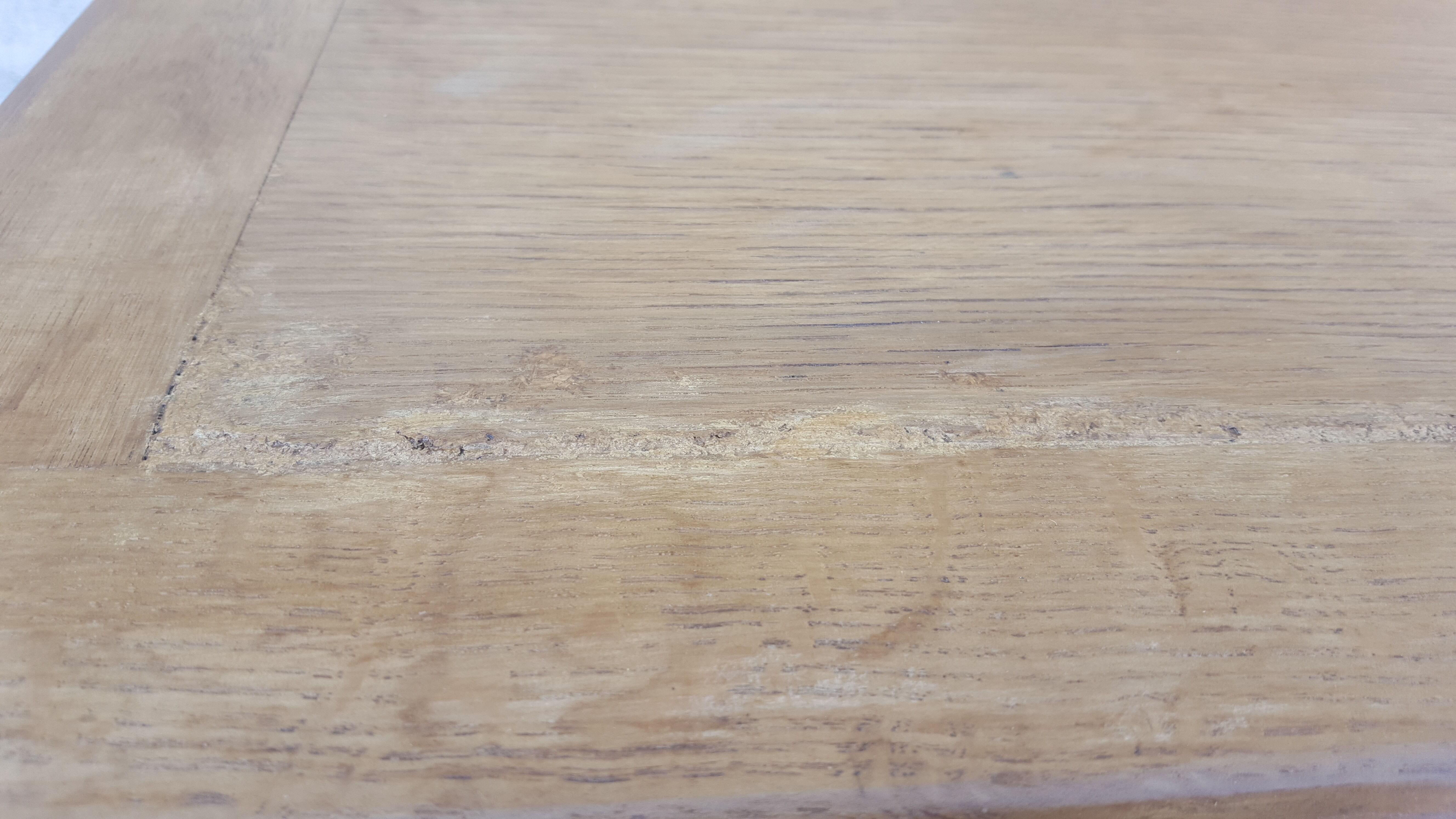 Vintage blue and wood dresser