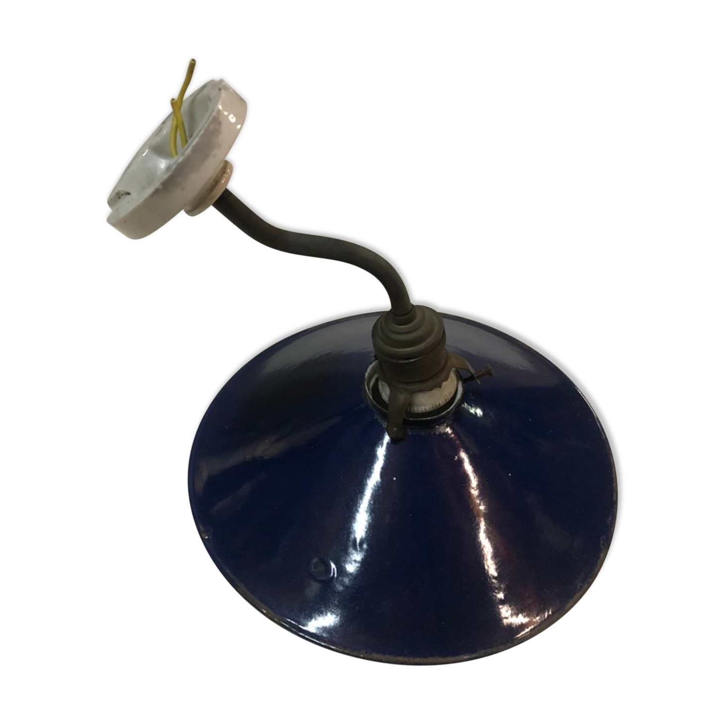 Blue enamelled sheet 1900