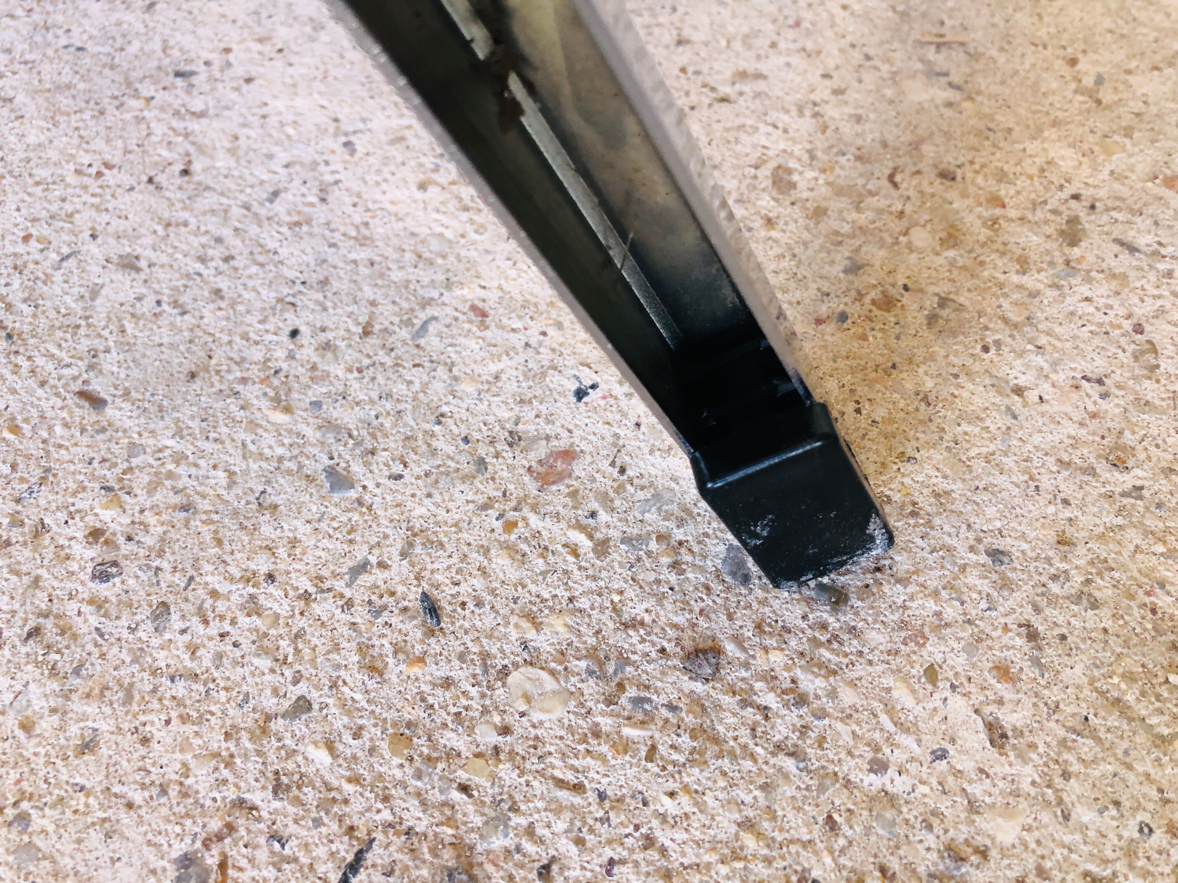 Ceramic and chrome coffee table circa 1970