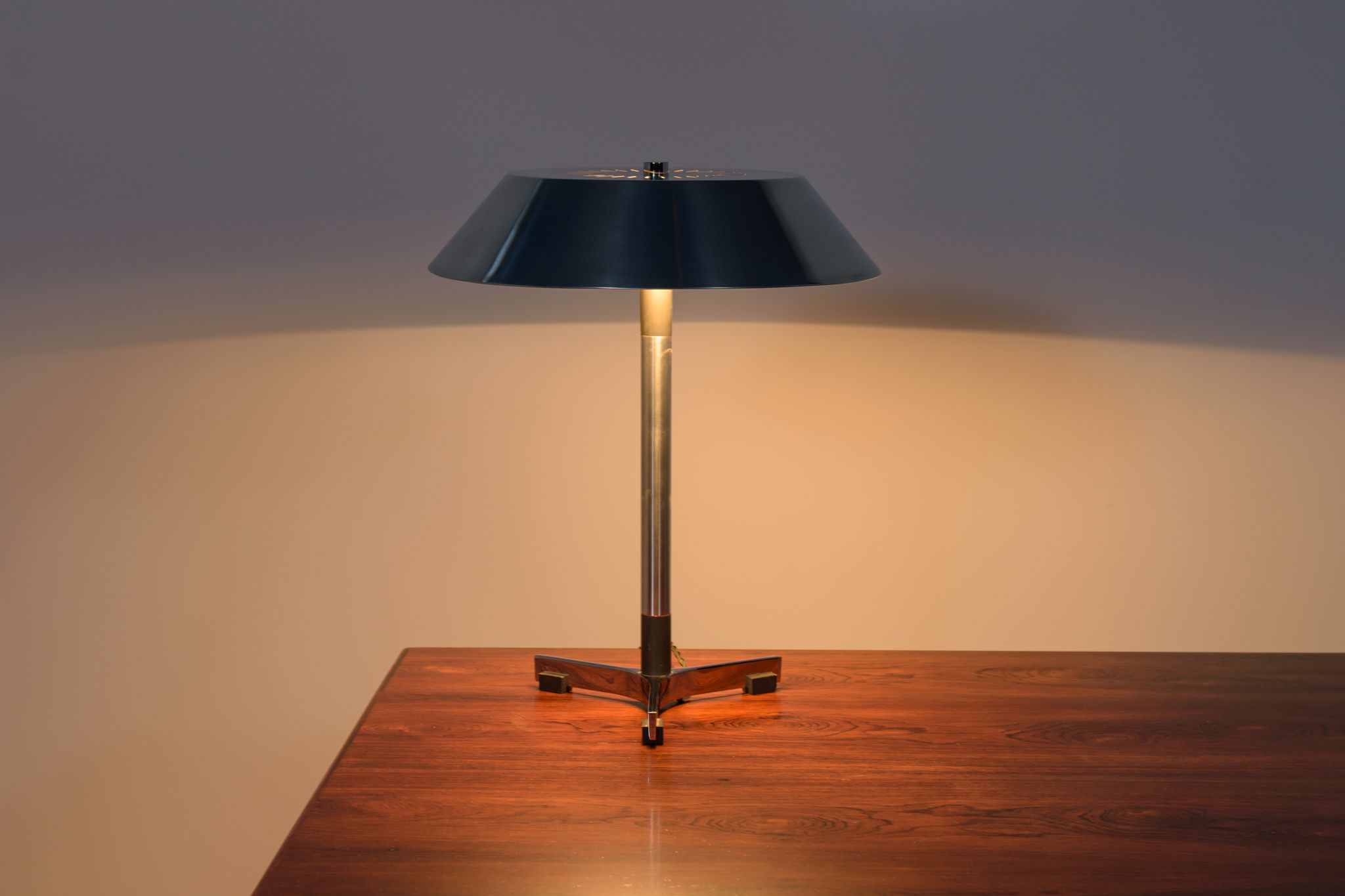 Mid Century President Desk Lamp by Jo Hammerborg for Fog & Morup, 1960 s