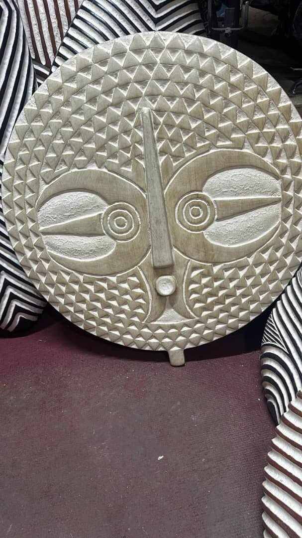 African Tribal Sun Mask Bwa/ Bobo Sun Mask