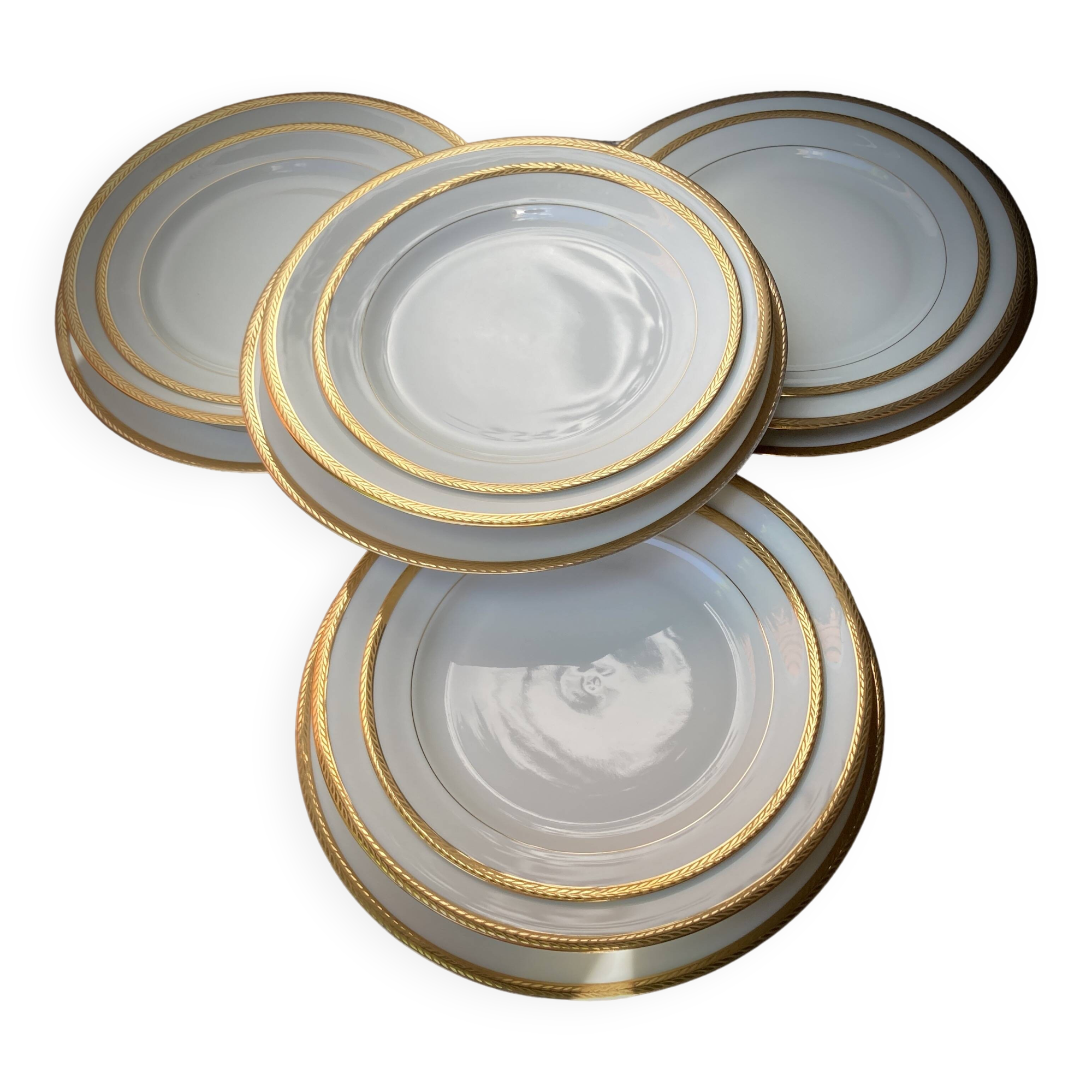 Limoges Porcelain Maison Ternet 12 pieces