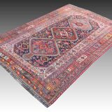 Tapis d'Orient Ancien  Iran Shiraz Tribus Khamseh : 3.00 X 1.85 Mètres