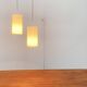 Modern mid-century German plastic suspension by Erco.