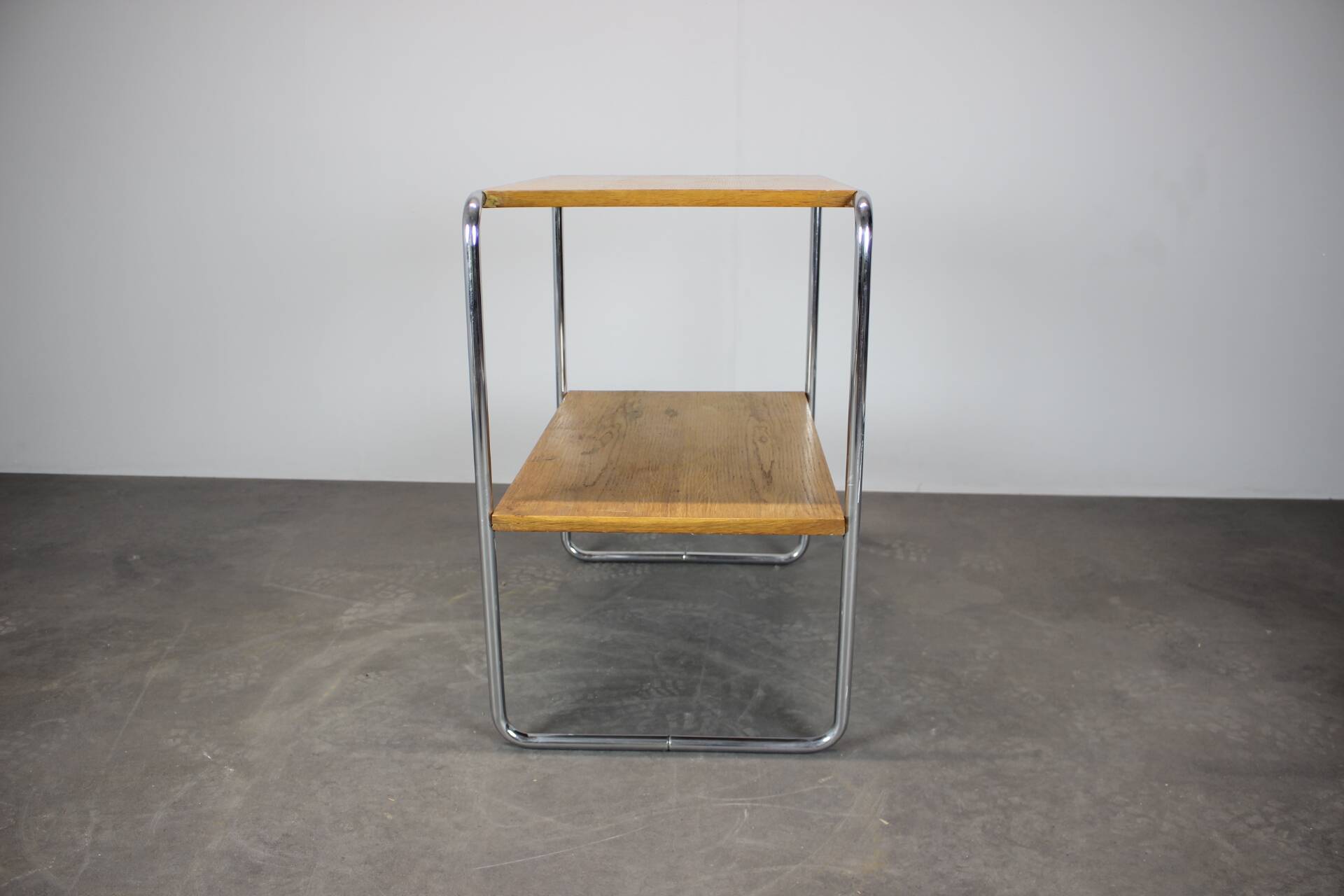 Marcel Breuer Bauhaus table from the 1930s, model B12, Czechoslovakia