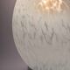 Vintage speckled glass egg lamp