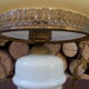 Suspension in white opaline