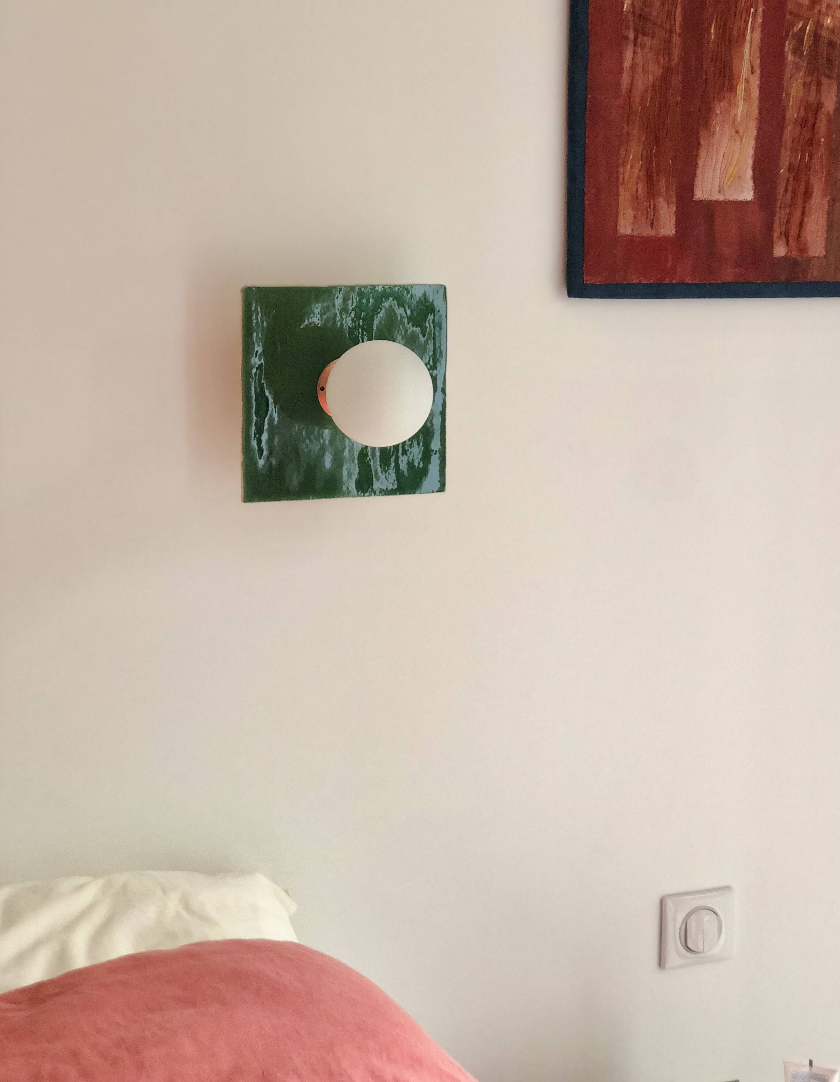 Ceramic wall light