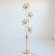 Floor lamp / Lotus flower floor lamp Italian design vintage 1970s