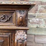 Hunting buffet style Louis XIII Renaissance XXth