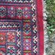Berber carpet, woven and embroidered, wool 204 x106 cm 20th century