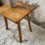 Handcrafted oak stool