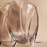 Baccarat vase signed Robert Rigot model Giverny 28cm