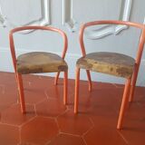 School desk and chairs from the 1950s