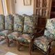 8 chairs and 1 Louis XIII style armchair handmade.
