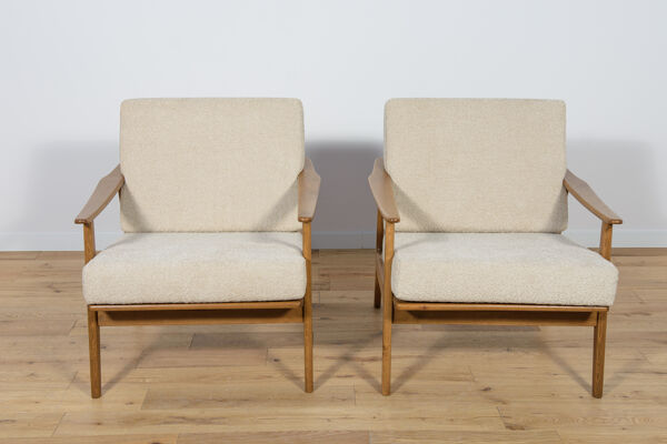 Fauteuils polonais des années 50 modèle 5825, années 1960, ensemble de 2