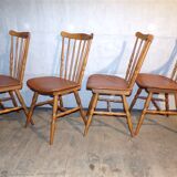 Set of 4 Baumann chairs stamped