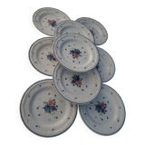 Lot 9 provincial bouquet dessert plates