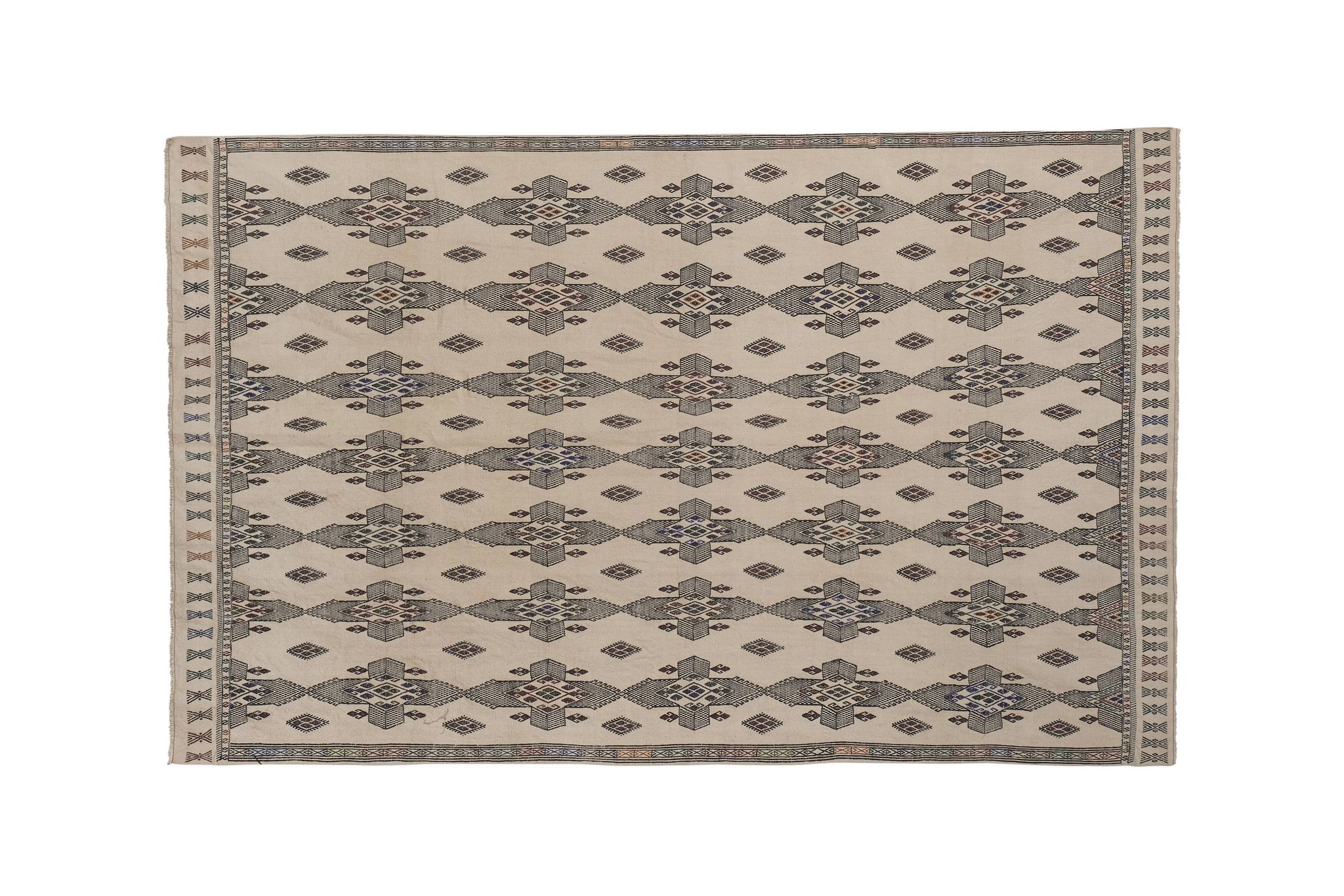 Tapis floral kilim 180x282 cm