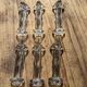 Set of 6 crystal knife holder