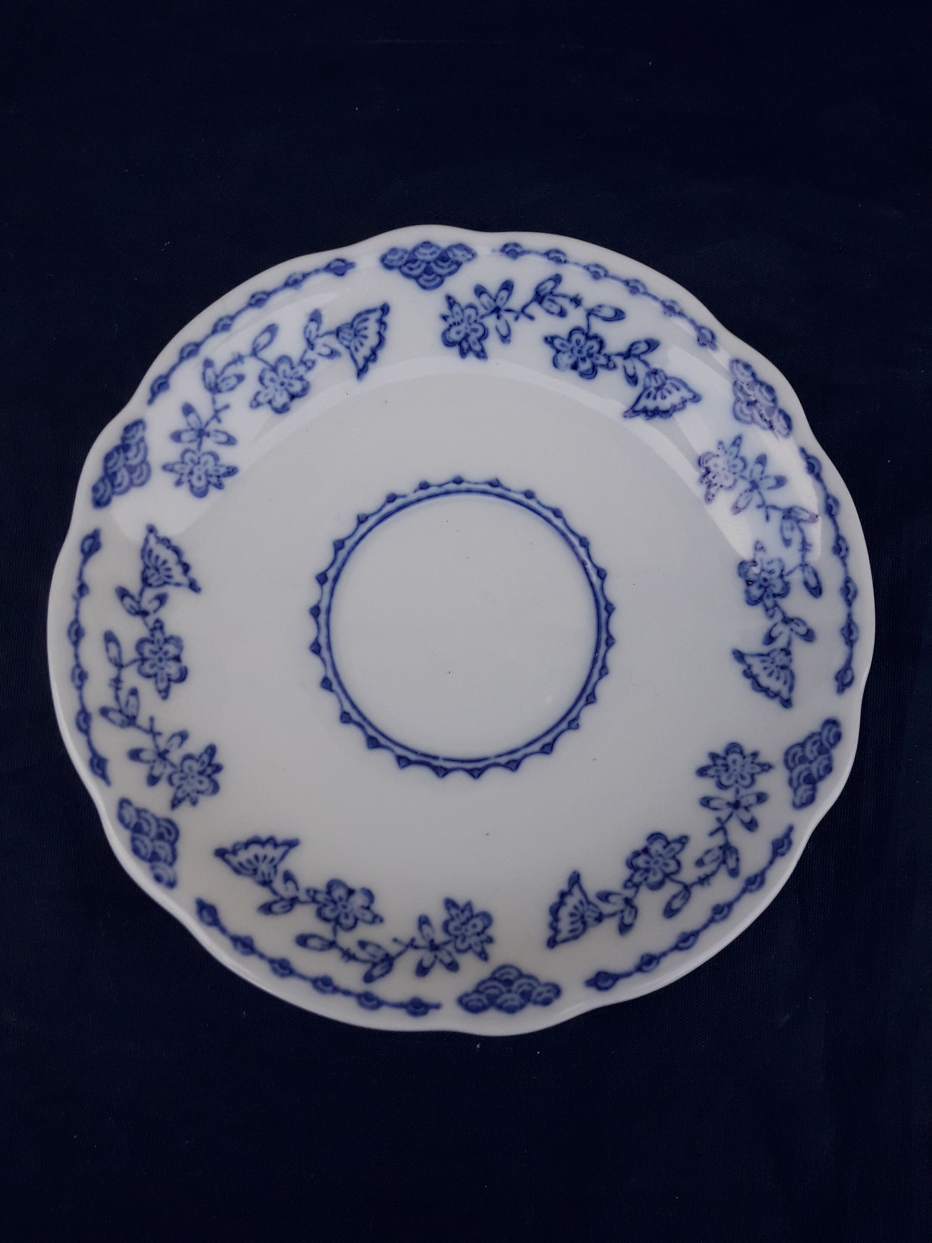 Cup does german porcelain kalk eisenberg kobalt blau