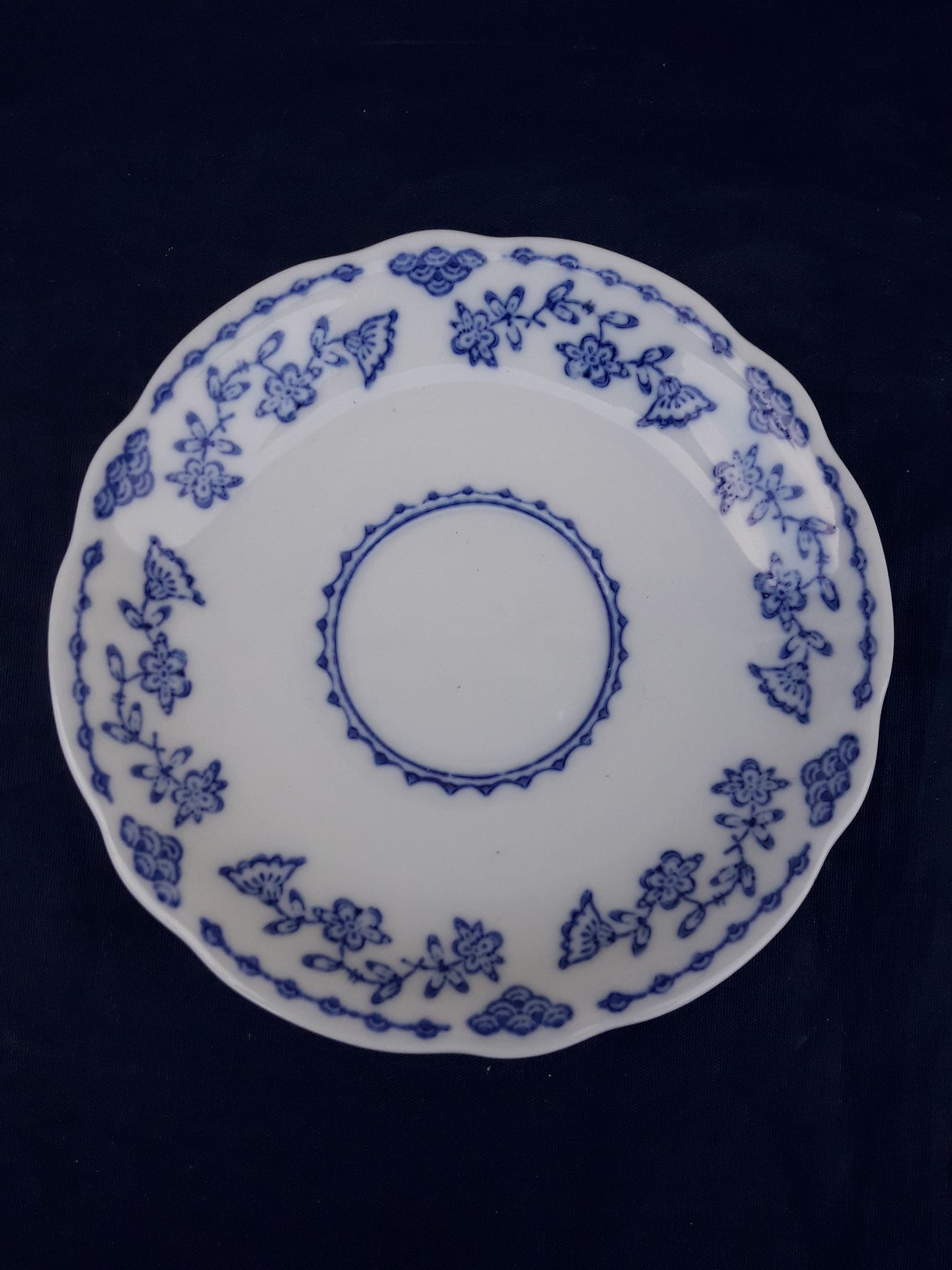 Cup does german porcelain kalk eisenberg kobalt blau