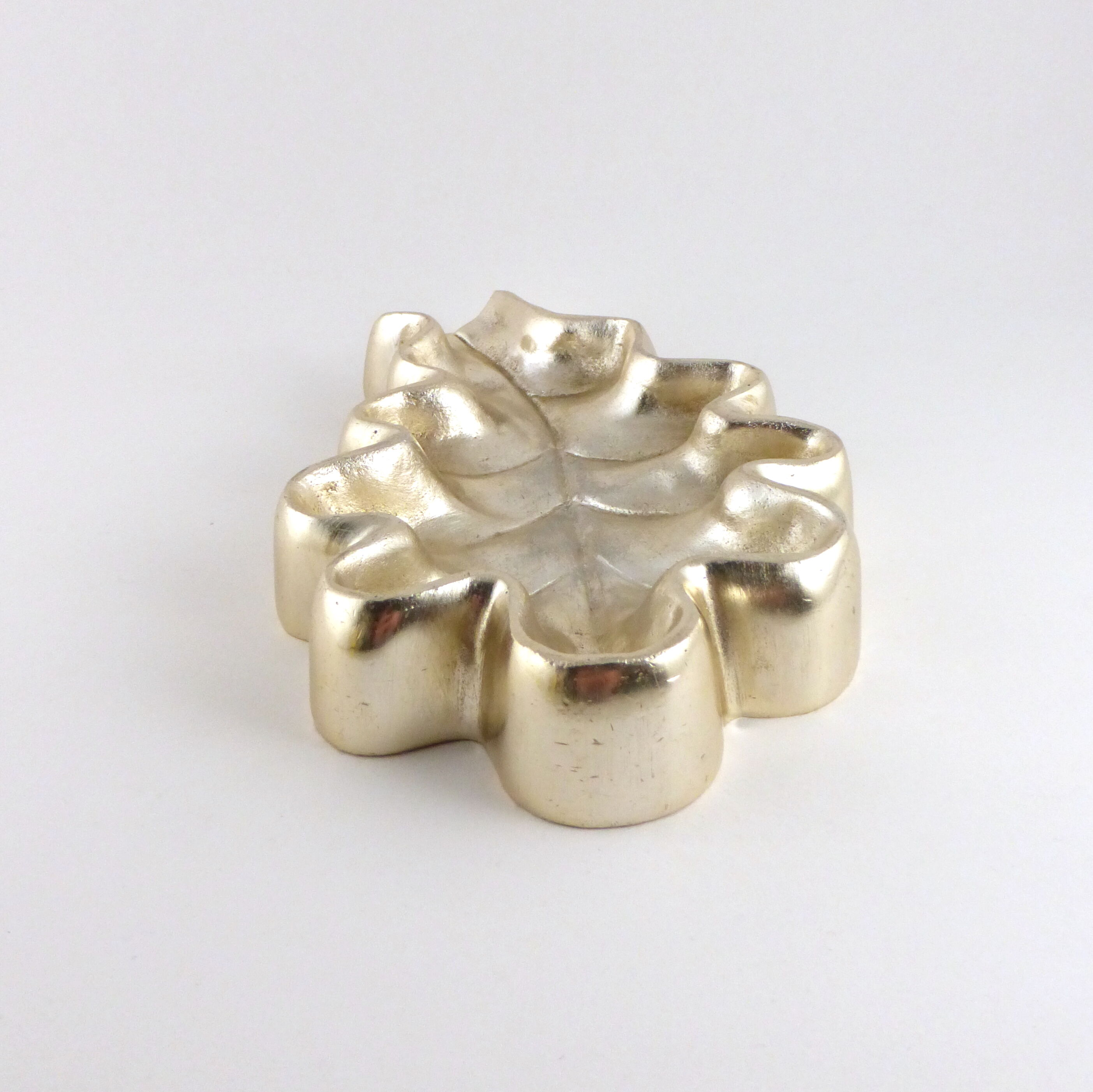 Decorative glove in patinated bronze money