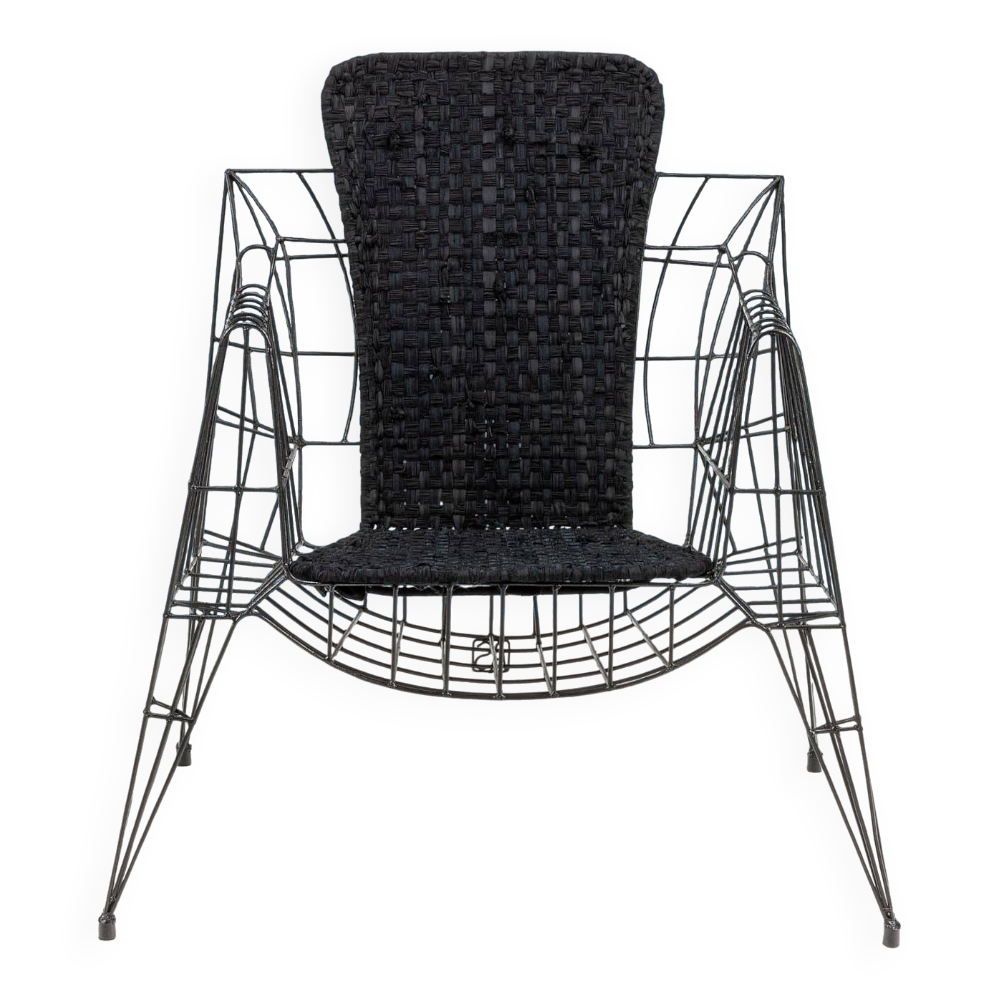 Fauteuil "Minimalisti" en fer, Anacleto Spazzapan