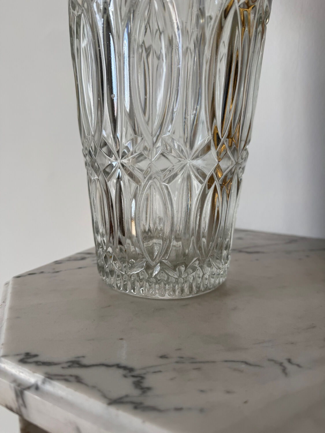 Large glass vase