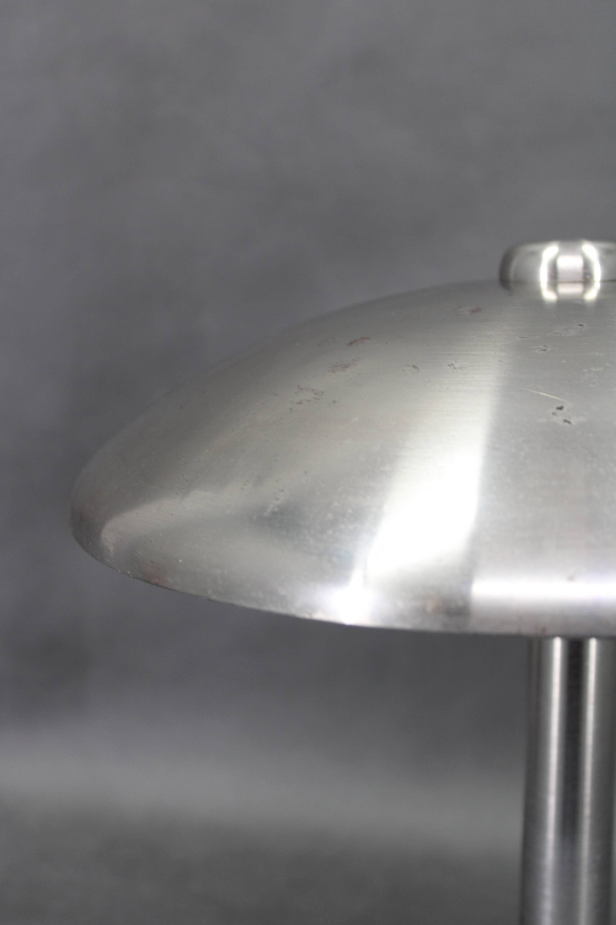 1930s Art Deco Nickel Mushroom Table Lamp Europe