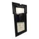 Late 19th century ebonised mirror with original foxed glass