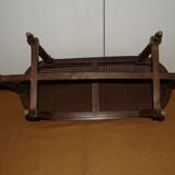 Piano bench in caning