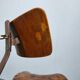1930s Industrial Adjustable Swivel Chair with Leather Seat