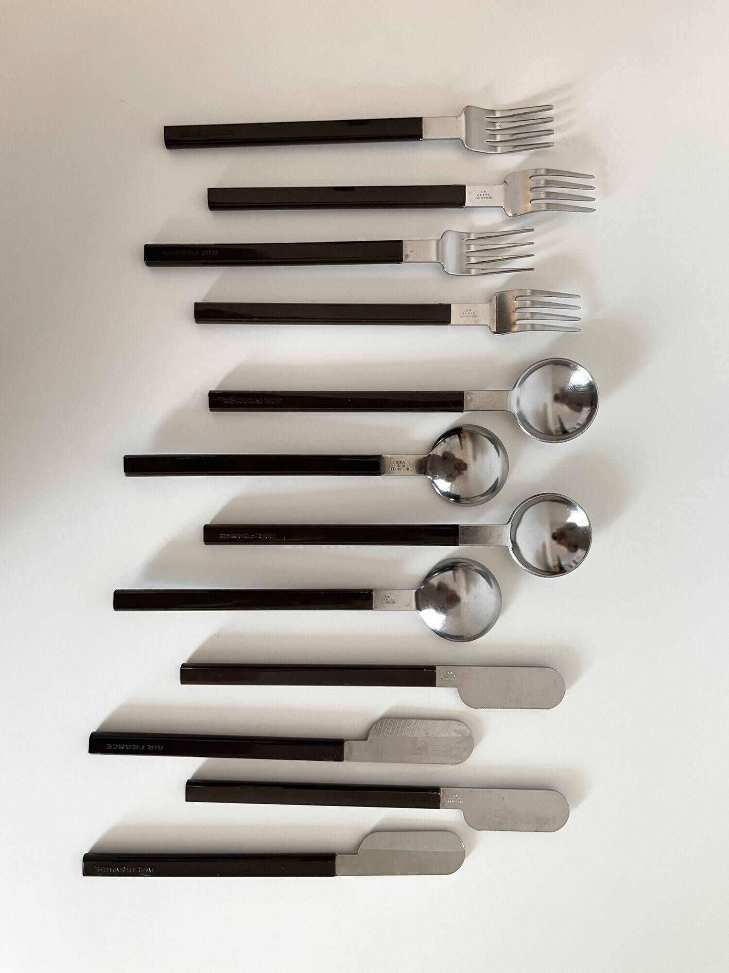 Set of 12 Concorde cutlery by Raymond Loewy