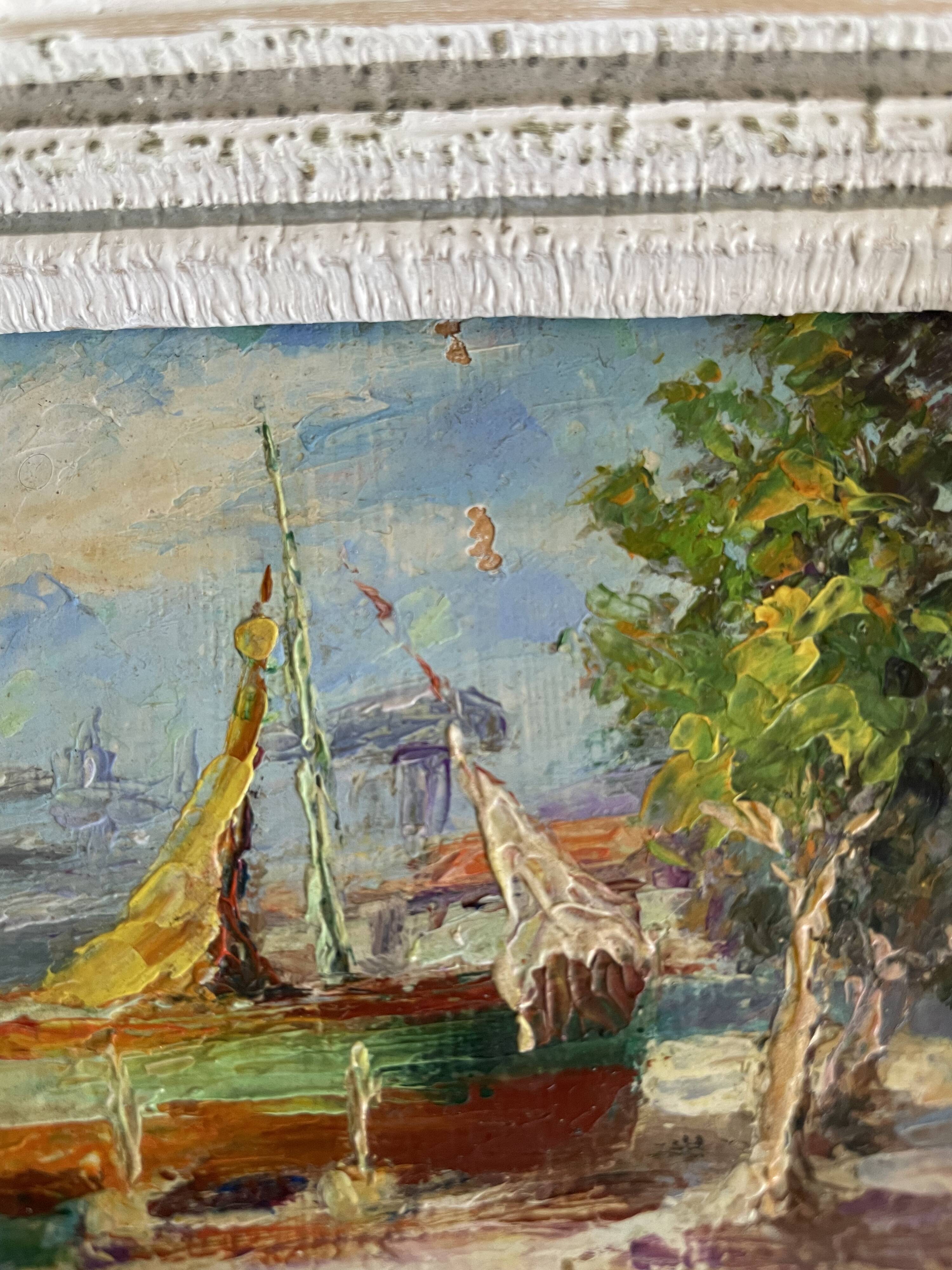 Brittany marine painting 1957