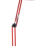Orange desk lamp, 60s, industrial