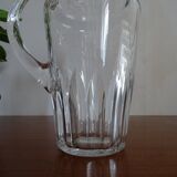Crystal water broc Baccarat - model cote d'azur - Signed